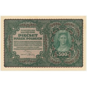 500 marek 1919 - II Série D - vzácnější