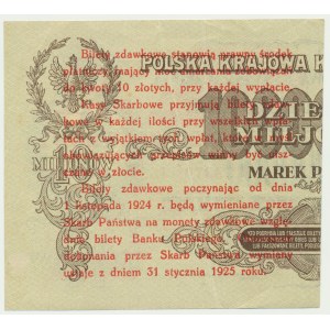 5 groszy 1924 - prawa połowa -