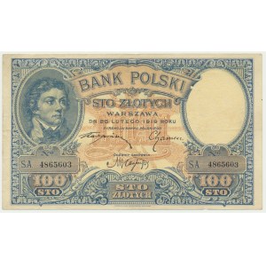 100 złotych 1919 - S.A -