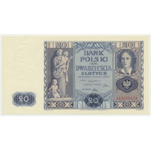 20 złotych 1936 - AE -