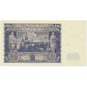 20 złotych 1936 - AE -