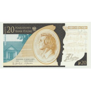 20 złotych 2010 - Fryderyk Chopin