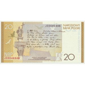 20 złotych 2009 - Juliusz Słowacki -
