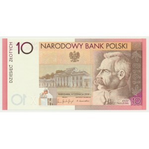 10 złotych 2008 - 90. Rocznica Odzyskania Niepodległości -