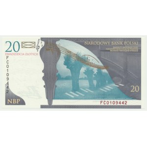 20 złotych 2010 - Fryderyk Chopin