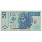 50 złotych 1994 - HA 6666666 - SOLID