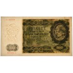 500 złotych 1940 - B - PMG 63