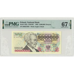 2 miliony złotych 1993 - B - PMG 67 EPQ