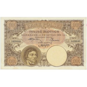 1.000 złotych 1919 - S.A. -