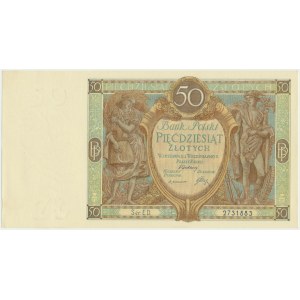 50 złotych 1929 - Ser.ED. -