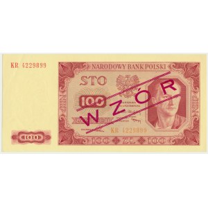 100 złotych 1948 - WZÓR - KR -