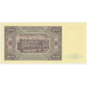 20 złotych 1948 - WZÓR - KE -