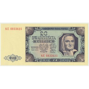 20 złotych 1948 - KE -