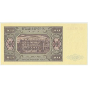 20 złotych 1948 - KE -