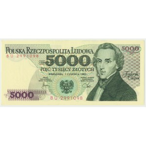 5.000 złotych 1982 - BU -