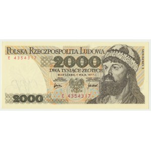 2.000 złotych 1977 - E -