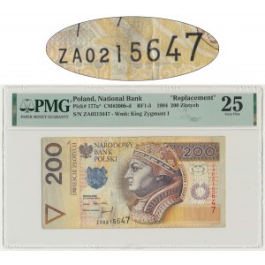 200 gold 1994 - ZA - PMG 25 - TDLR replacement series - rarer
