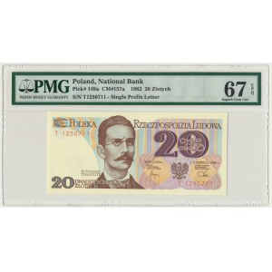 20 złotych 1982 - T - PMG 67 EPQ