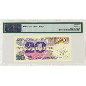 20 złotych 1982 - T - PMG 67 EPQ