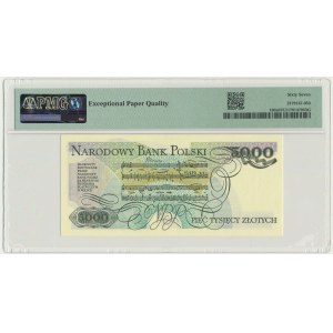 5.000 złotych 1982 - AK - PMG 67 EPQ