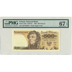500 złotych 1982 - GD - PMG 67 EPQ