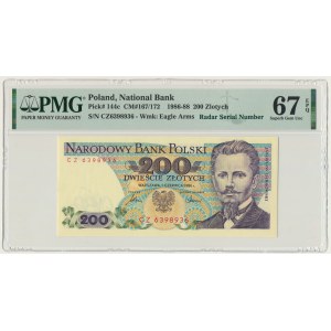 200 złotych 1986 - CZ - PMG 67 EPQ