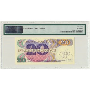 20 złotych 1982 - W - PMG 67 EPQ