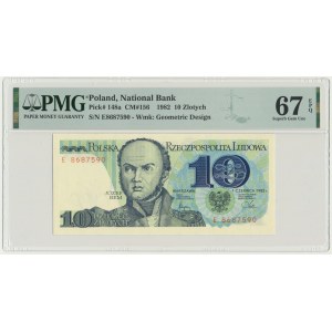 10 złotych 1982 - E - PMG 67 EPQ