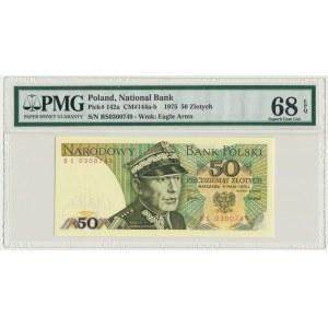 50 złotych 1975 - BS - PMG 68 EPQ