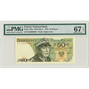 50 złotych 1975 - BA - PMG 67 EPQ