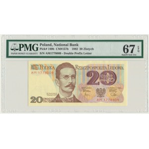 20 złotych 1982 - AM - PMG 67 EPQ
