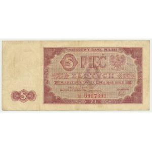 5 gold 1948 - H -.