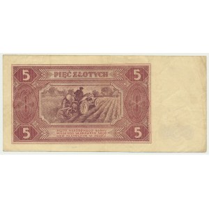 5 gold 1948 - H -.