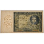 5 złotych 1930 - Ser.BB. - PMG 64