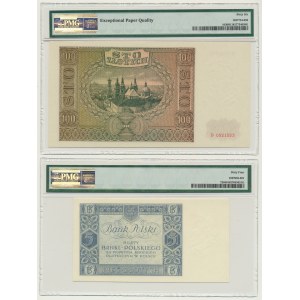Zestaw, 5-100 złotych 1930-41 - PMG 64-66 EPQ (2 szt.)