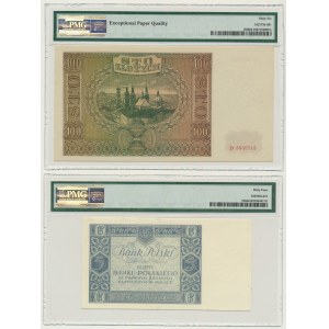 Zestaw, 5-100 złotych 1930-41 - PMG 64-66 EPQ (2 szt.)