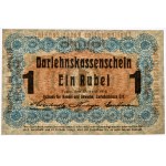 Posen, 1 Ruble 1916 - short clause (P3c) -
