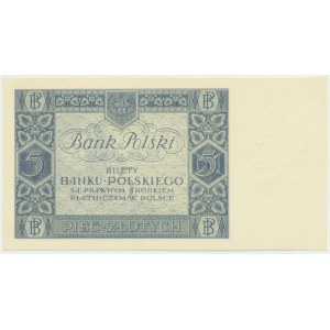 5 złotych 1930 - Ser. CR. -