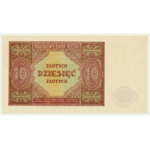 10 złotych 1946 - papier biały
