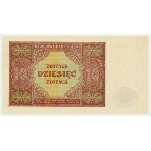 10 złotych 1946 - papier biały