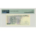 200 złotych 1988 - EP - PMG 66 EPQ - przesunięcie daty