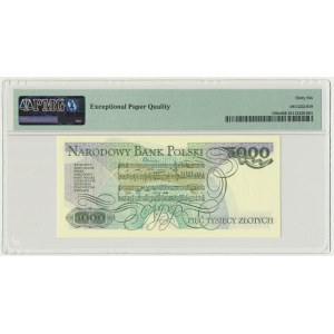5.000 złotych 1988 - EA - PMG 66 EPQ - ostatnia seria rocznika