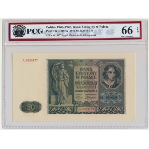 50 złotych 1941 - A - PCG 66 EPQ