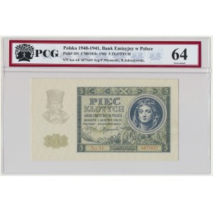 5 złotych 1941 - AE - PCG 64