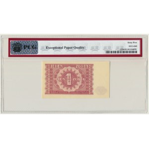 1 złoty 1946 - PCG 65 EPQ