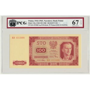 100 złotych 1948 - KR - PCG 67 EPQ