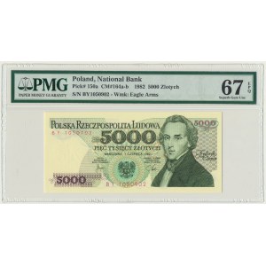 5.000 złotych 1982 - BY - PMG 67 EPQ