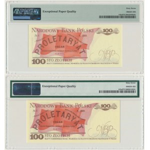 100 Or 1986 - NW et NY - PMG 67 EPQ (2 pièces).