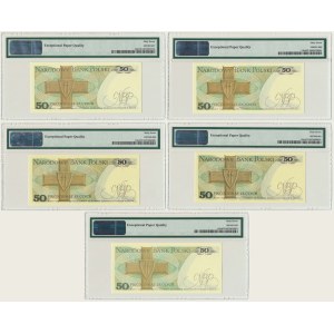 50 Or 1988 - PMG 67 EPQ (5 pièces).