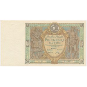 50 złotych 1929 - Ser.B.D. - ładny i naturalny